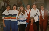 1995 Genève Mini Bol d'Or en compagnie des championne du monde Michèle Moulin et Nathalie Gélin.jpg